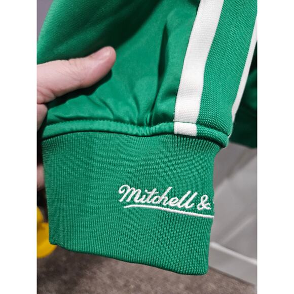 Mitchell & Ness Boston Celtics Hardwood Classics Jacket Zip 4XL - Picture 4 of 16